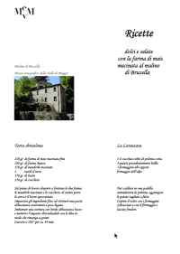 Ricette con farina di mais